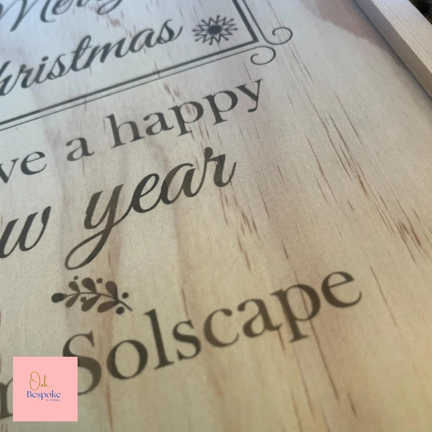 Personalised Wooden Wine Box