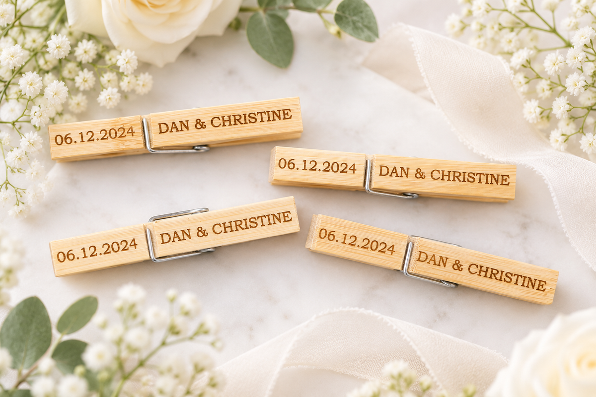 Personalised Wedding Pegs | The Pegging Game