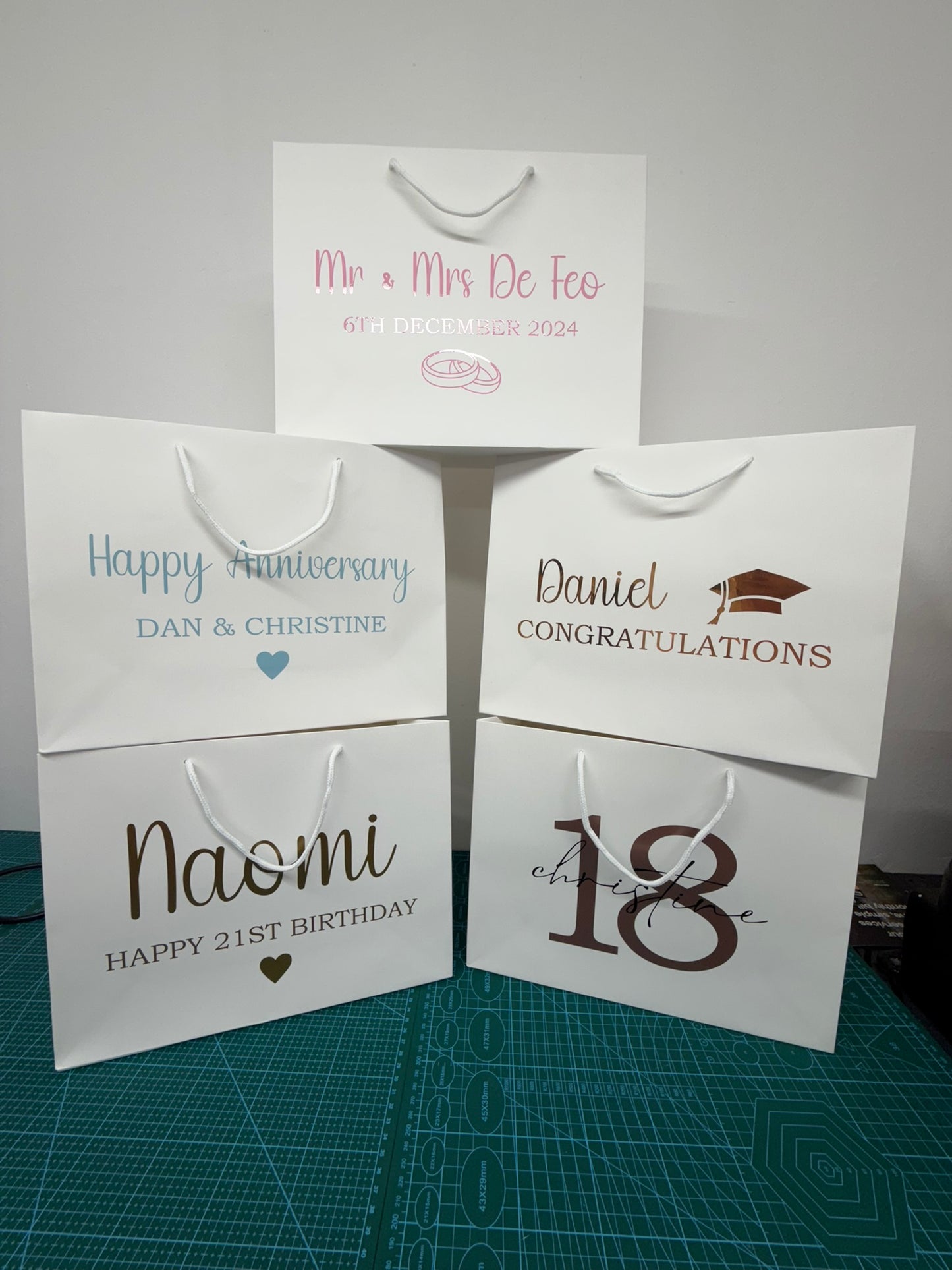 Personalised Gift Bags - Any Occasion