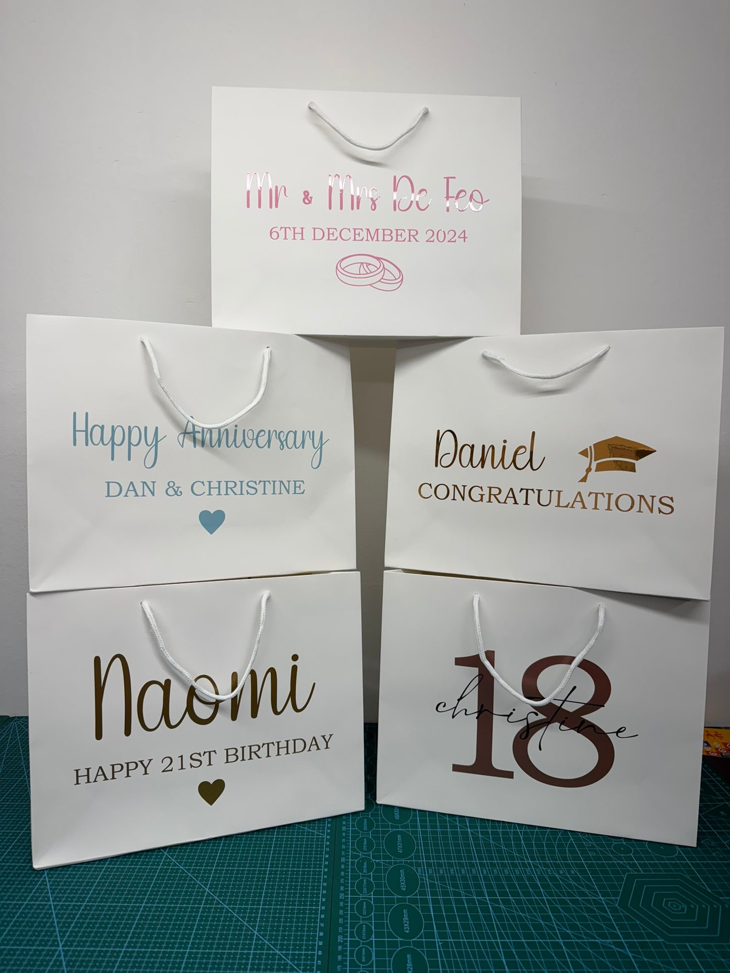Personalised Gift Bags - Any Occasion