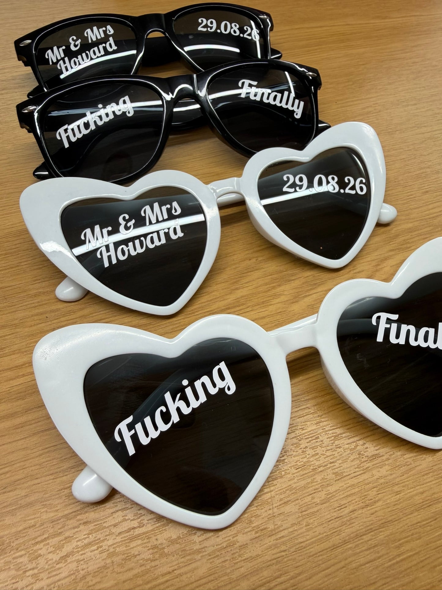 Personalised Wedding Sunglasses