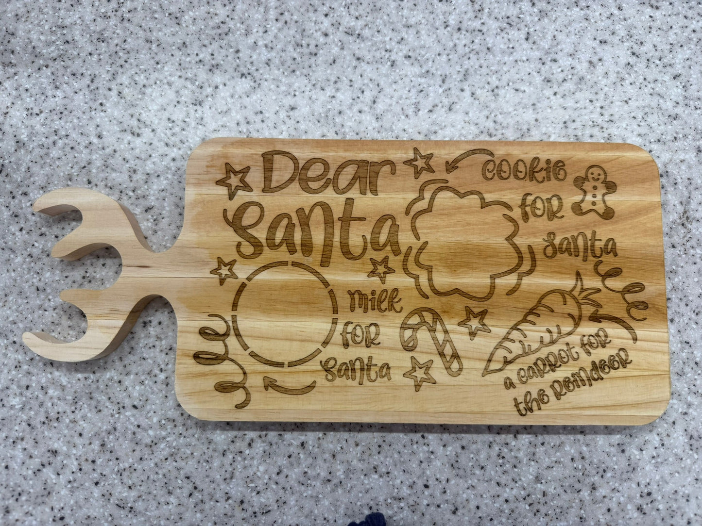 Stag Style Christmas Eve Chopping Board