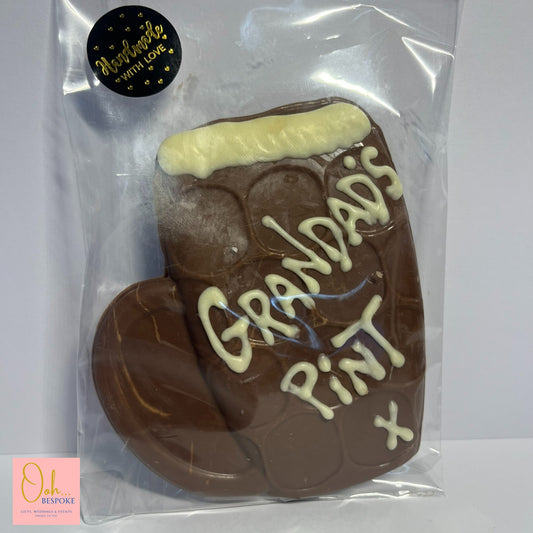 Personalised Chocolate Pint Bar