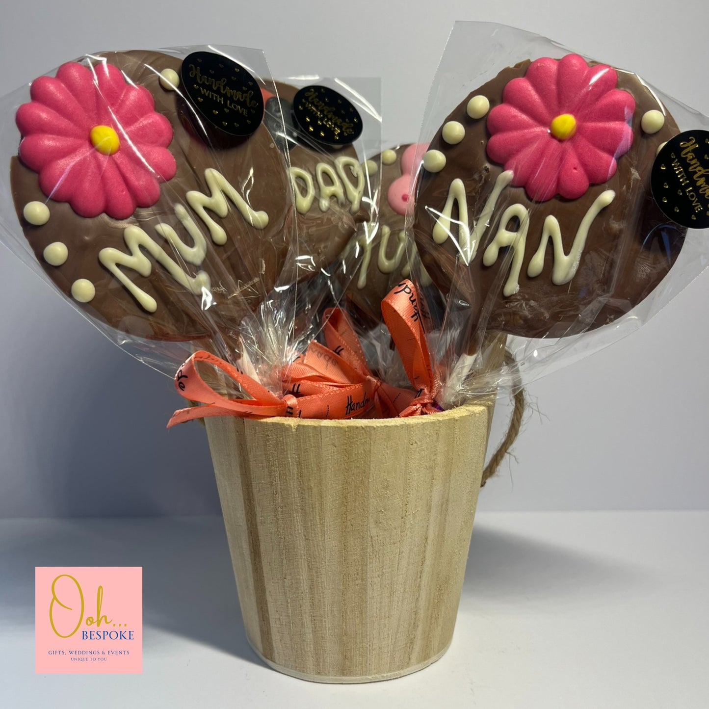 Personalised Chocolate Lollies