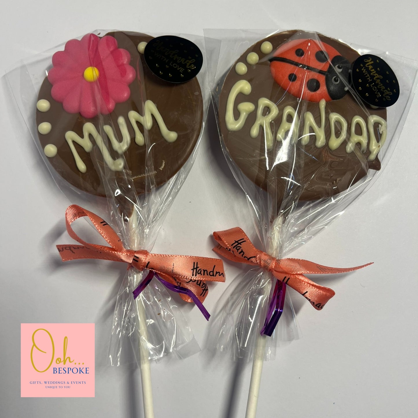 Personalised Chocolate Lollies