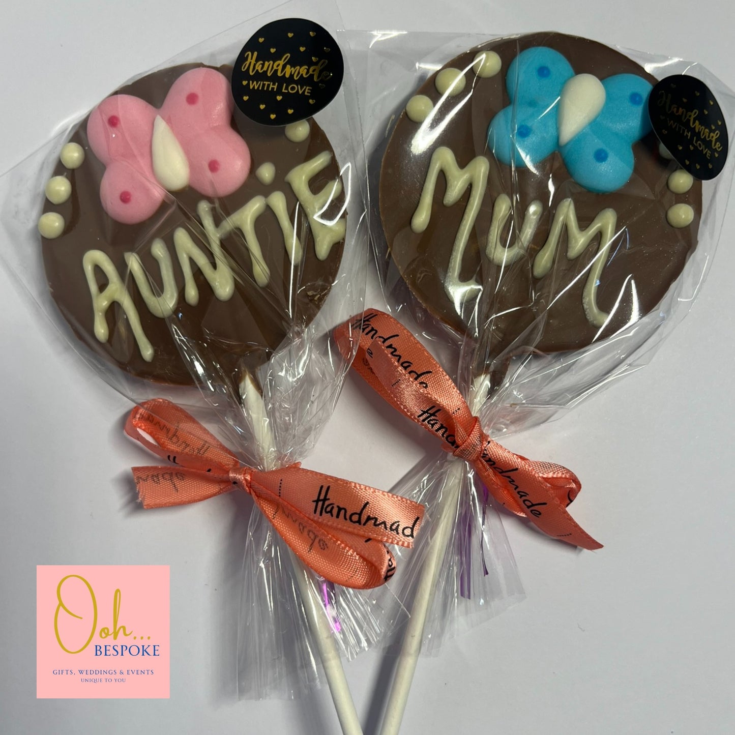 Personalised Chocolate Lollies