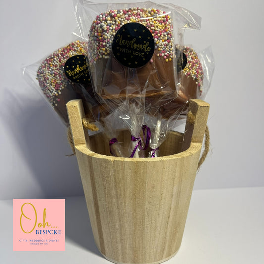 Chocolate - Dipped Marshmallow Lolly