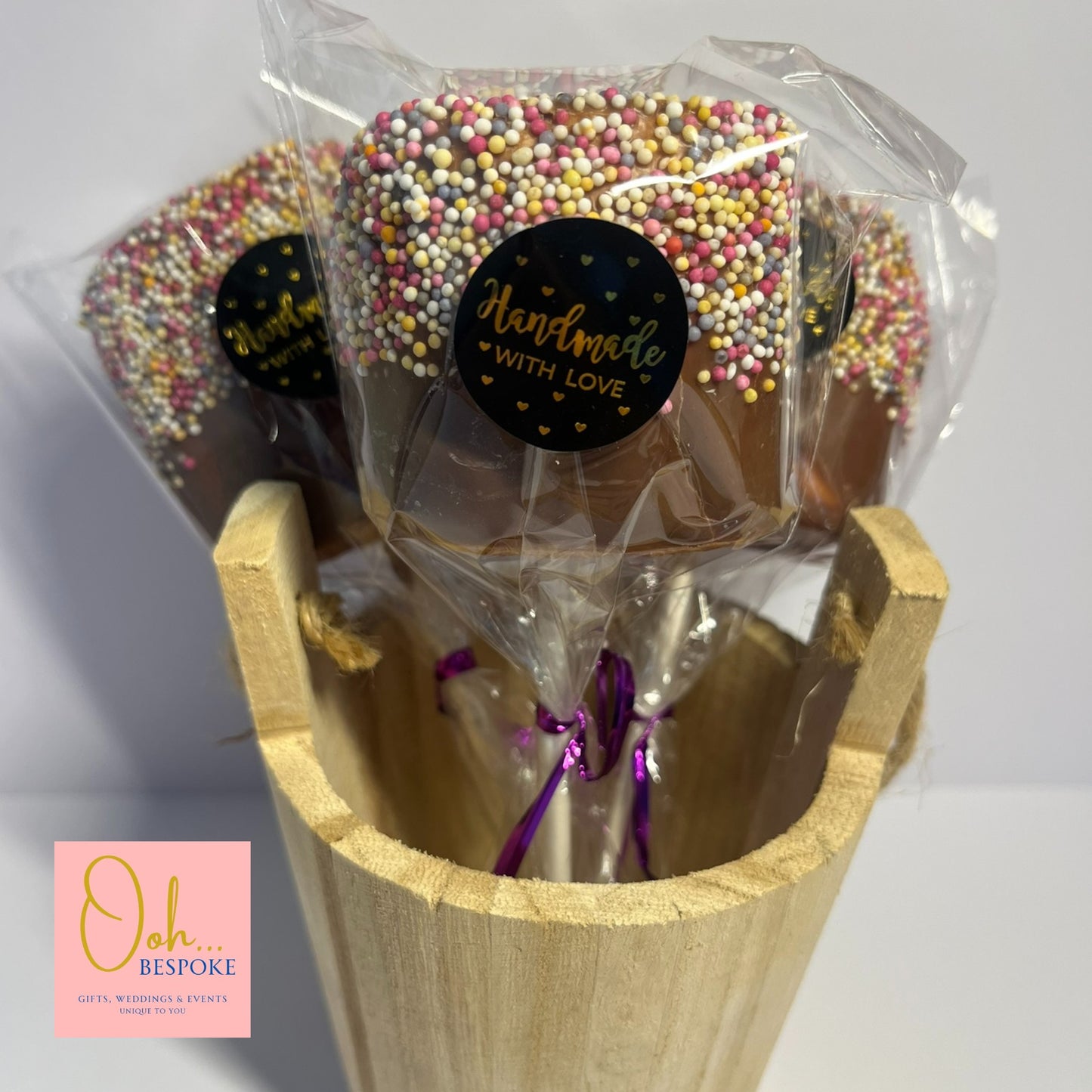 Chocolate - Dipped Marshmallow Lolly