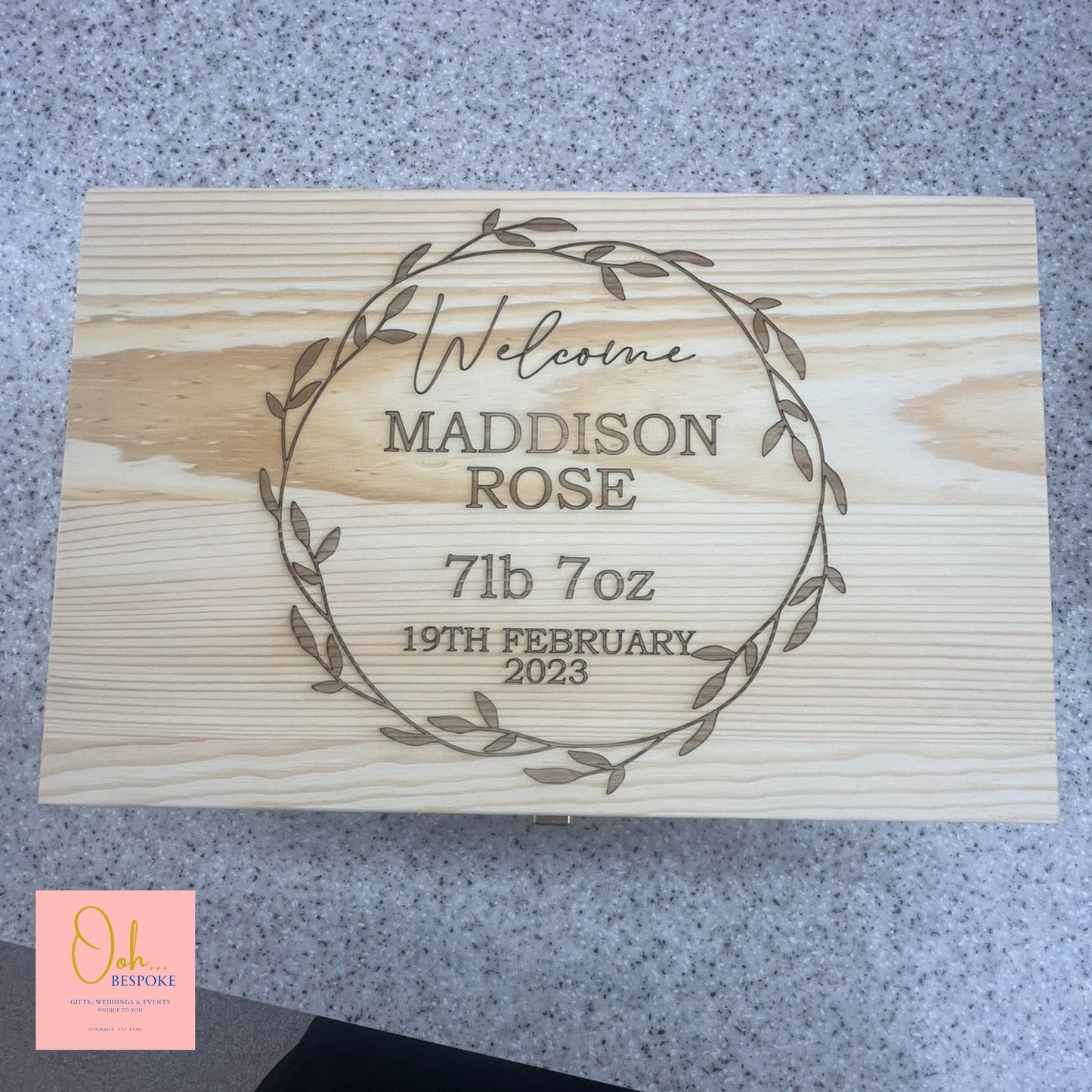 Personalised Memory Box