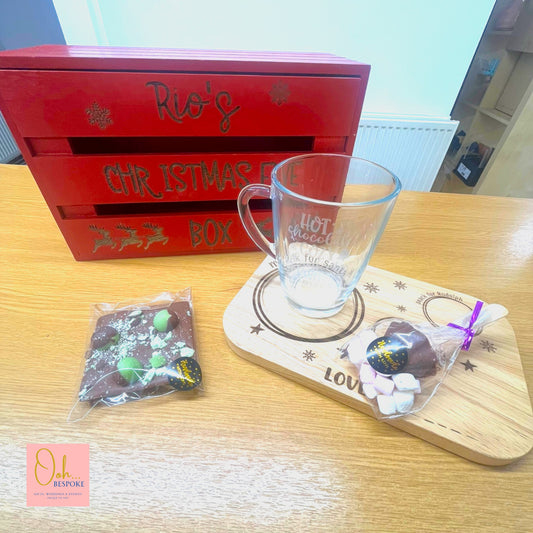 Personalised Wooden Christmas Eve Box