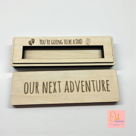 Laser Cut Surprise Pregnancy Reveal Box