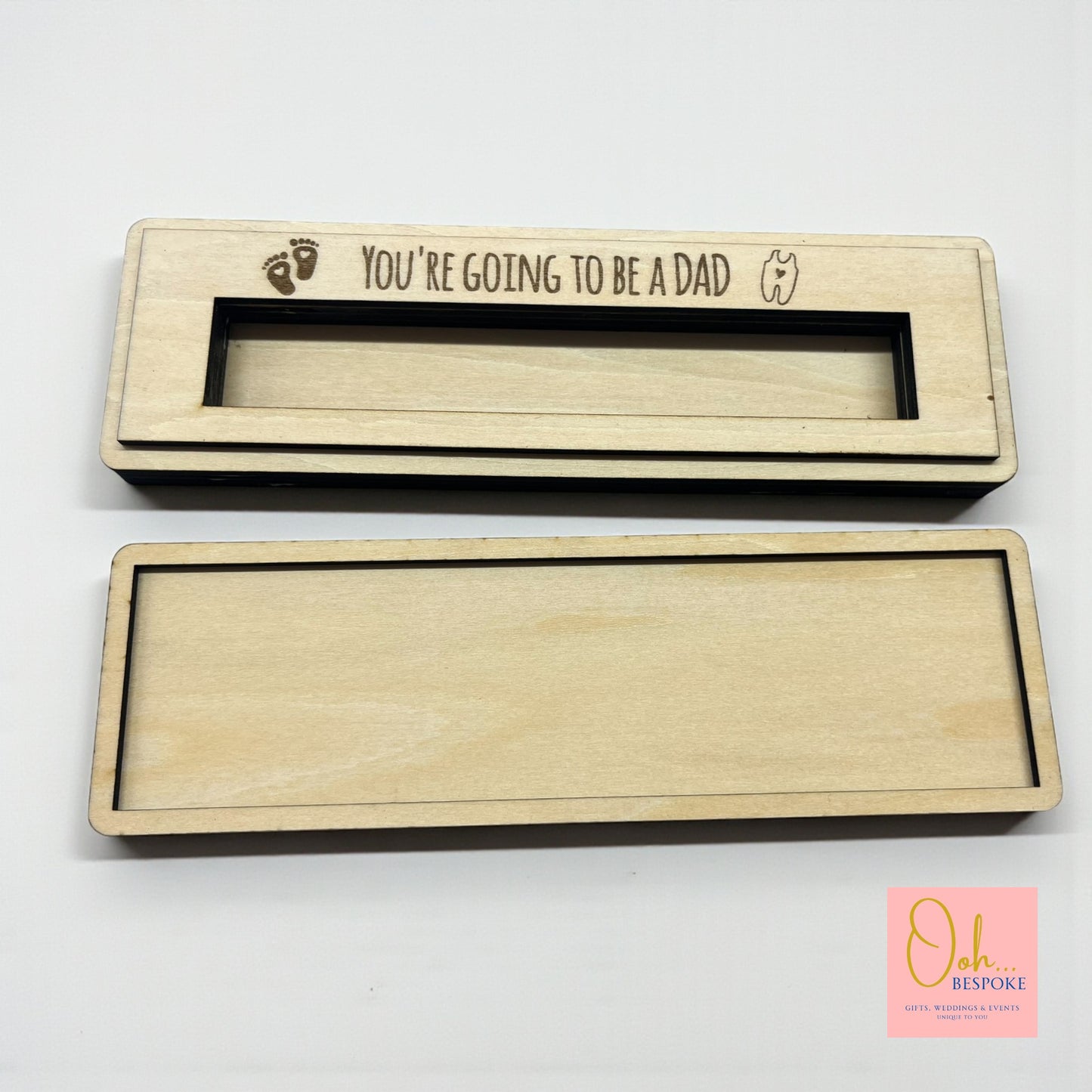 Laser Cut Surprise Pregnancy Reveal Box