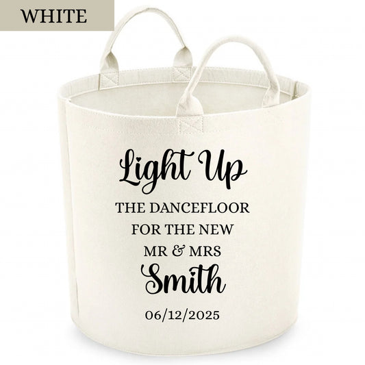 Personalised Foam Glow Stick Trugs & Baskets