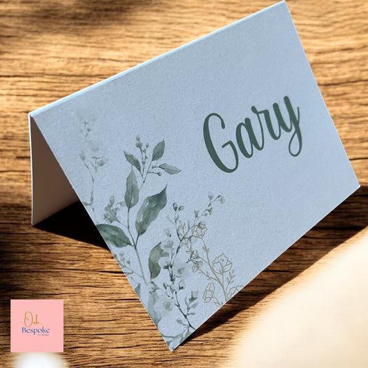 Tent-Fold Place Cards