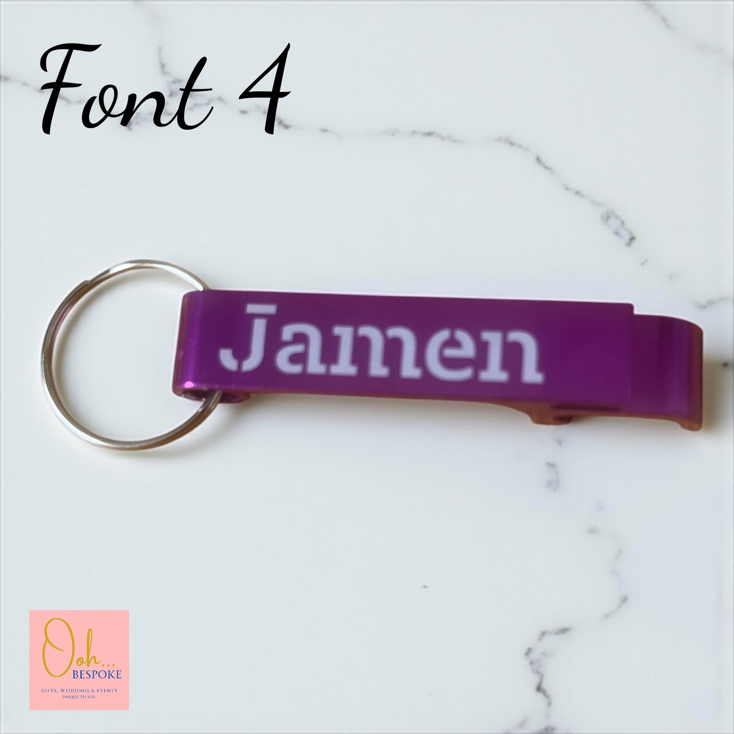 Personalised Key Ring Bottle Openers