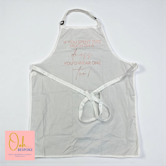 Personalised Wedding Apron