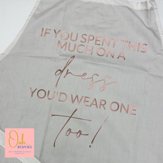 Personalised Wedding Apron