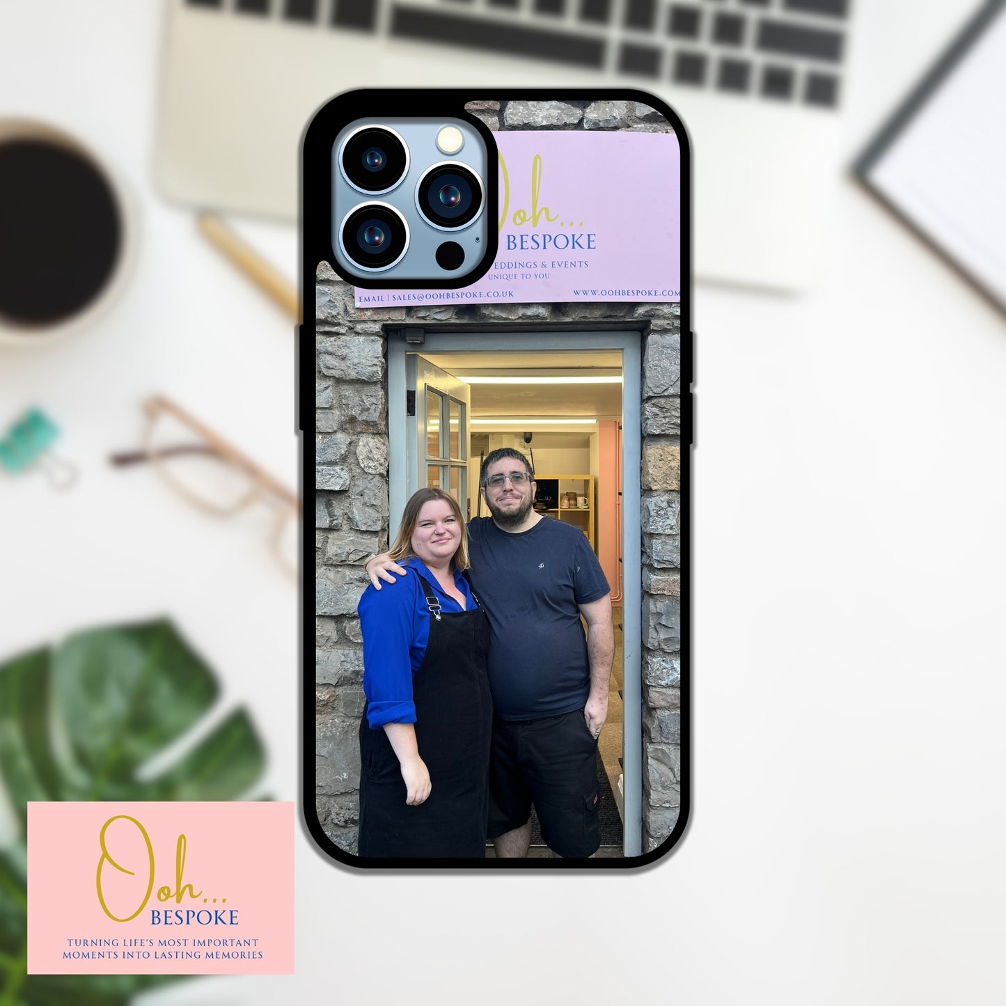 Personalised Photo Phone Case – Custom Metal Print Design