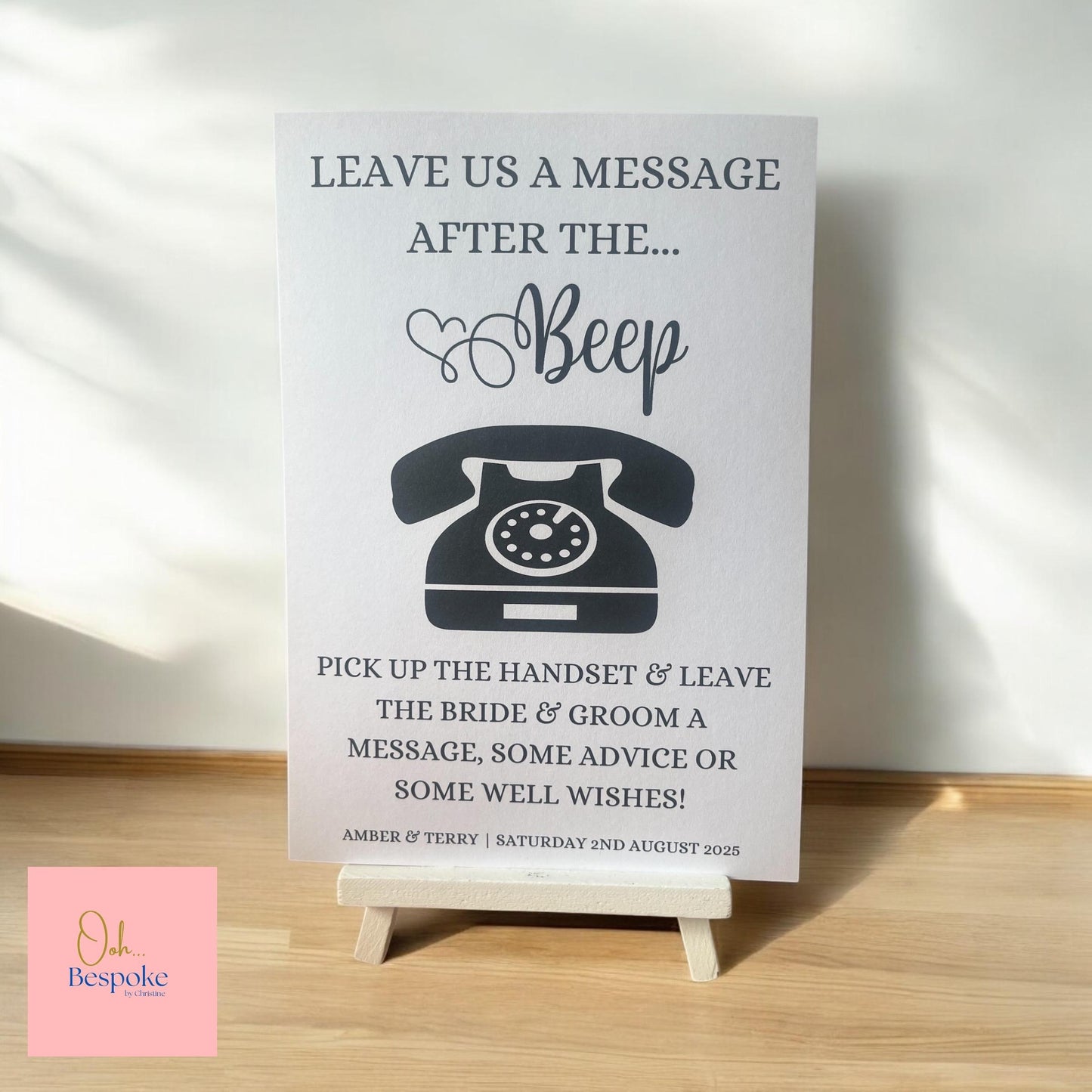Printed Wedding Signage