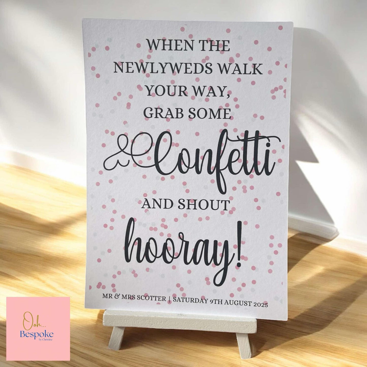Printed Wedding Signage