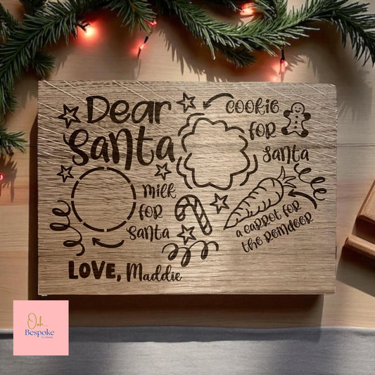Personalised Santa Treat Board