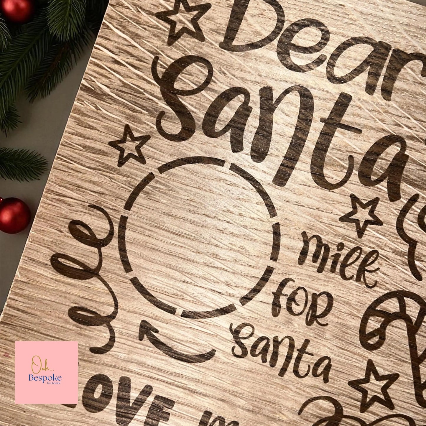 Personalised Santa Treat Board