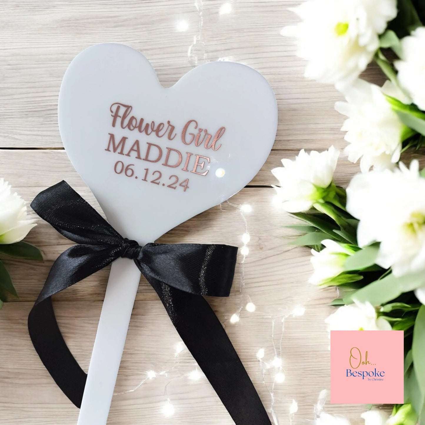 Personalised Flower Girl Wand