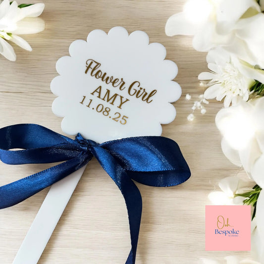 Personalised Flower Girl Wand